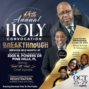 2023 HOLY CONVOCATION – UPNEXT YOUTH REGISTRATION